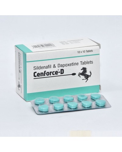 Centurion Cenforce D 160mg Sildanafil 100mg+ Depoxetine 60mg 10 tabs