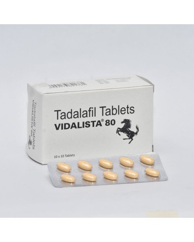 Centurion Vidalista 80mg Tadalafil 10 tabs