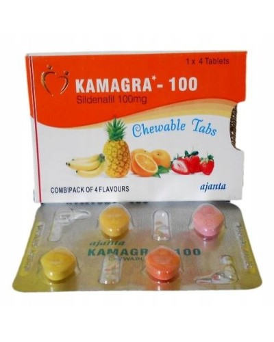 EXP Ajanta Kamagra Soft 100mg Sildanafil 4 tabs