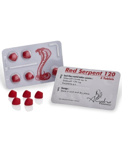 Alpha Pharma Red Serpent 120 Sildanafil 120mg 5 tabs