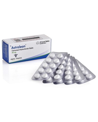 Alpha-Pharma Astralean	Clenbuterol Hydrochloride 40mcg/tab 10 tab/strip 50 tabs/box