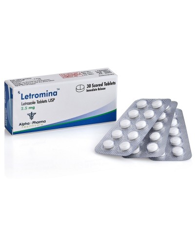Alpha-Pharma Letromina Letrozole 2,5mg/tab 10 tab/strip 30 tabs/box