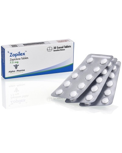 Alpha-Pharma Zopilex Zopiclone 7.5mg/tab 30 tabs/box