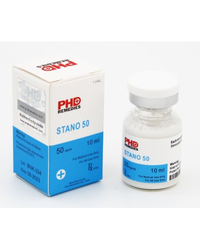 PHD Remedies STANO 50 (Stanozolol for Injection 50mg/ml) 10ml/vial