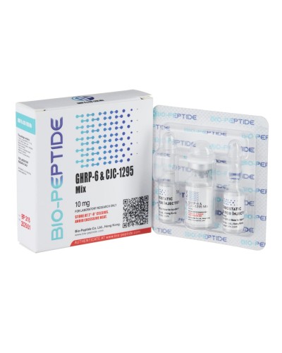 Bio-Peptide GHRP6 & CJC-1295 MIX 10mg/vial (5mg ghrp-6 + 5mg cjc-1295 in each vial)