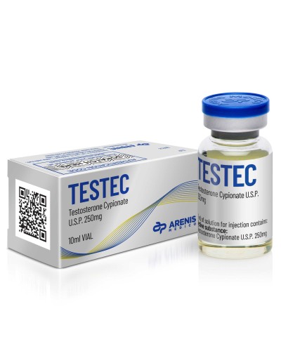 Arenis Medico Testec Testosterone Cypionate 250mg/ml x 10ml vial