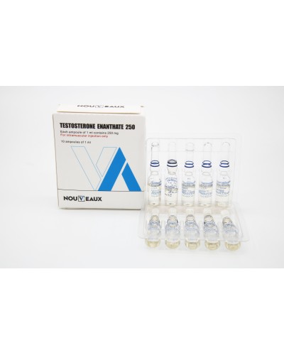 Nouveaux LTD Testosterone Enanthate 250 mg/ml 10 amp/pack
