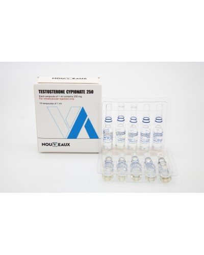 Nouveaux LTD Testosterone Cypionate 250 mg/ml 10 amp/pack