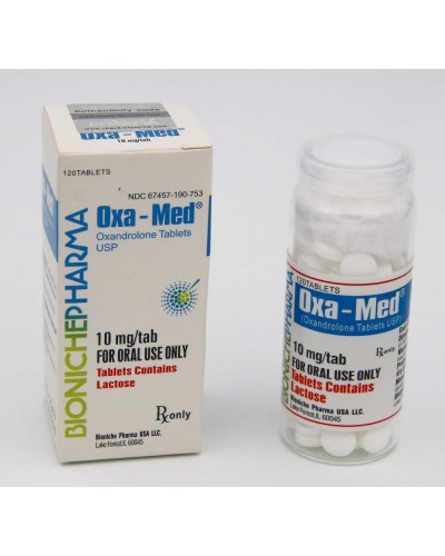Bioniche Pharma Oxa-Med (Oxandrolone 10mg/tab, 120tabs/box)