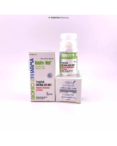 Bioniche Pharma Anastro-Med (Anasrtrozole, 1mg x 60tabs/box)