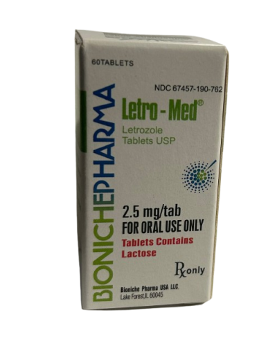 Bioniche Pharma Letro-Med (Letrozole, 2.5mg x 60tabs/box)