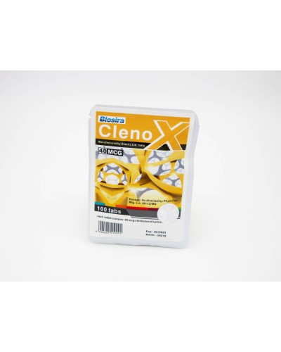Biosira ClenoX (Clenguterol Hydroichloride) 40mcg./tab, 100tbs/sachet