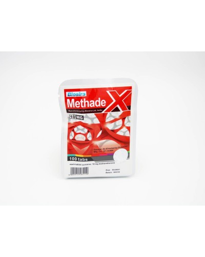 Biosira MethadeX (Methandienone) 10mg/tab, 100tabs/sachet