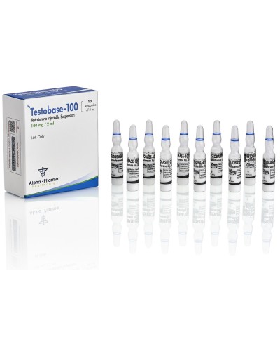 Alpha-Pharma Testobase 100mg/ 2ml 10 amp/pack