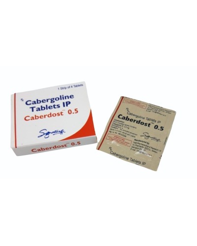 HAB Pharmaceut. Caberdost 0.5 Cabergoline Tablets IP 4tbl/strip box
