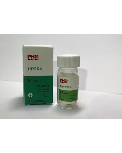 PHD Remedies THYRO 4 (Levothyroxine Sodium 100mcg/tb x 50tb)