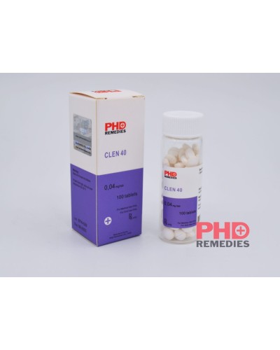 PHD Remedies CLEN 40 (Clenbuterol Hydrochloride 40mcg/tb x 100tb)
