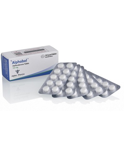 Alpha-Pharma Alphabol (Methandienone) 10mg/tab  10tab/strip  50tabs/box