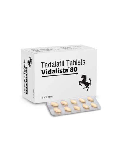Vidalista 80mg (10 tabs x 80 mg Tadalafil)