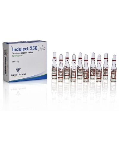 Alpha-Pharma Induject-250 (testosterone mix) 250 mg/ml 10 amp/pack