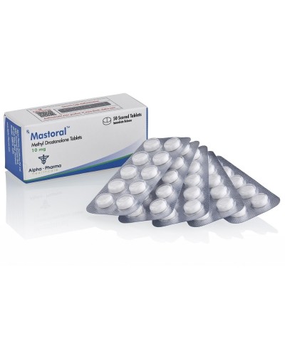 Alpha-Pharma Mastoral (Methyl Drostanolone) 10mg/tab  50tabs/box