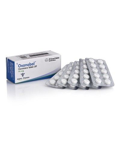 Alpha-Pharma Oxanabol (oxandrolone)   10mg/tab   10 tab/strip  50 tabs/box