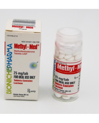 Bioniche Pharma Methyl-Med (Methyltestosterone 25mg/tab, 120tabs/box)