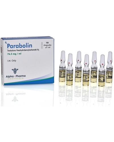 Alpha-Pharma Parabolin (trenbolone hexa.) 76.5mg/1.5ml 5 amp/pack