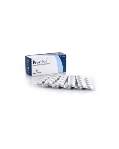 Alpha-Pharma Provibol (mesterolone)  25 mg/tab 10 tab/strip 50 tabs/box