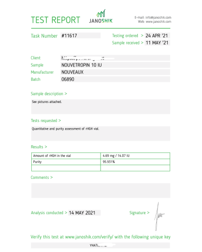 Nouveaux LTD Nouvetropin 100IU box