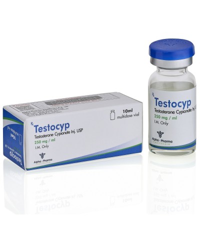 Alpha-Pharma Testocyp (test. Cypionate) 250mg/ml 10ml vial