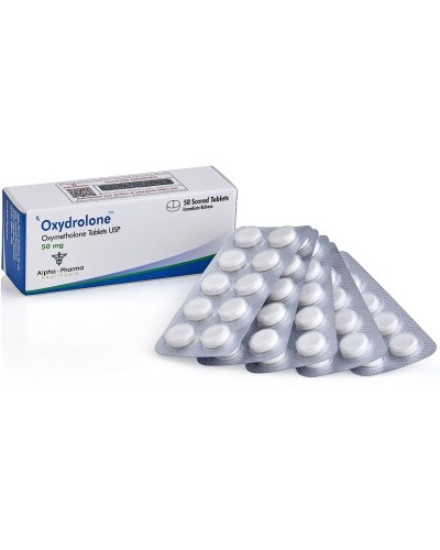 Alpha-Pharma Oxydrolone (oxymetholone)  50 mg/tab 10 tab/strip 50 tabs/box