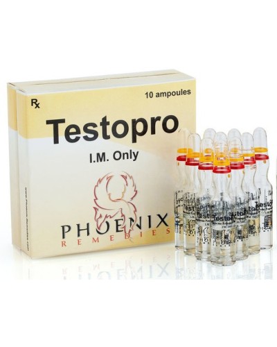 Phoenix Remedies TestoPro  Testosterone Propionate 100mg/ml 10x1ml amps