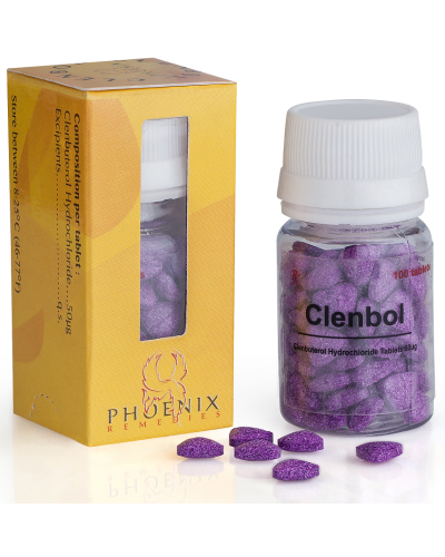 Phoenix Remedies Clenbol  ( Clenbuterol Hydrochloride  0,05mg/tab, 100tabs/box)