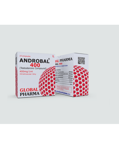 GLOBAL PHARMA Androbal-400 400 mg/ml 10 amp/pack