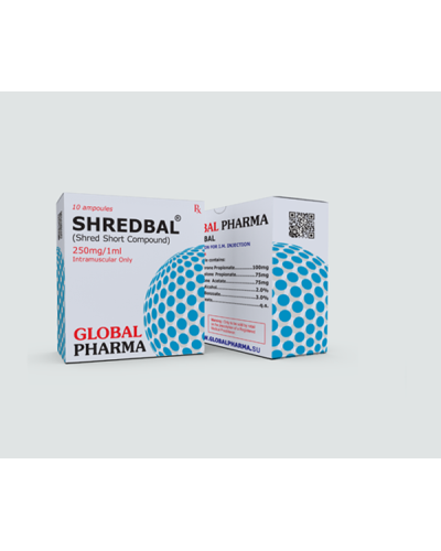 GLOBAL PHARMA Shredebal 250mg/ml 10 amp/pack