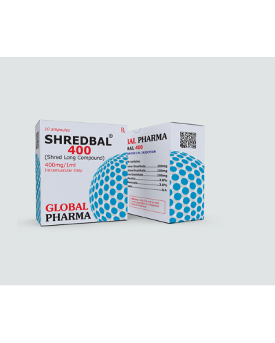 GLOBAL PHARMA Shredebal-400 400mg/ml 10 amp/pack