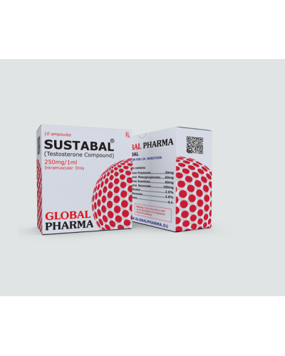 GLOBAL PHARMA Sustabal 250mg/ml 10 amp/pack