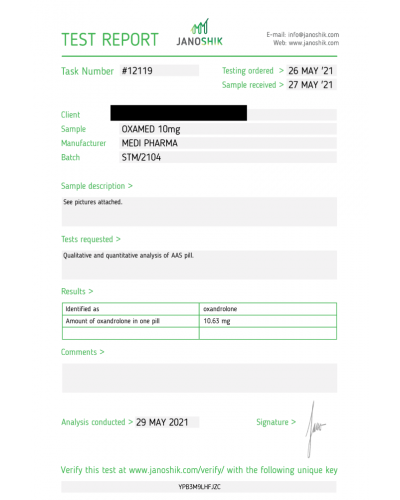 MEDI PHARMA OXA-MED 10mg/tab 100tabs/box