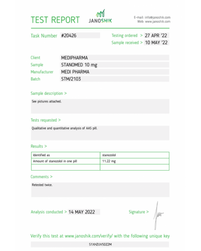 MEDI PHARMA STANO-MED 10mg/tab 100tabs/box