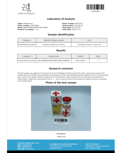 MEDI PHARMA DROSTAMED-200 200mg/ml 10ml vial