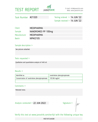 MEDI PHARMA NANDROMED 100mg/ml 10ml vial