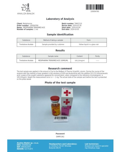 MEDI PHARMA TRENOMED-100 100mg/ml 10ml vial