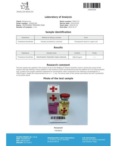 MEDI PHARMA TRENOMED-200 200mg/ml 10ml vial